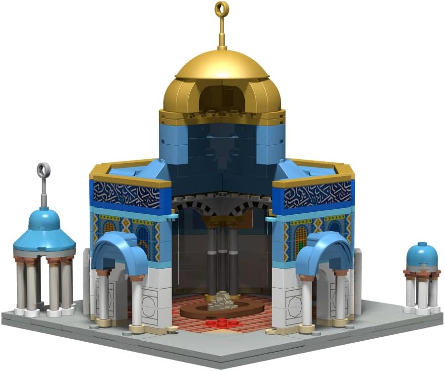 Dome of The Rock Building Muslim Blocks, Al Aqsa, Kaaba Bricks, Masjid, Ramadan Gift, Toy, Hajj Gift, Islamic Educational Game for Adults/Families/Kids/Children - Image 2