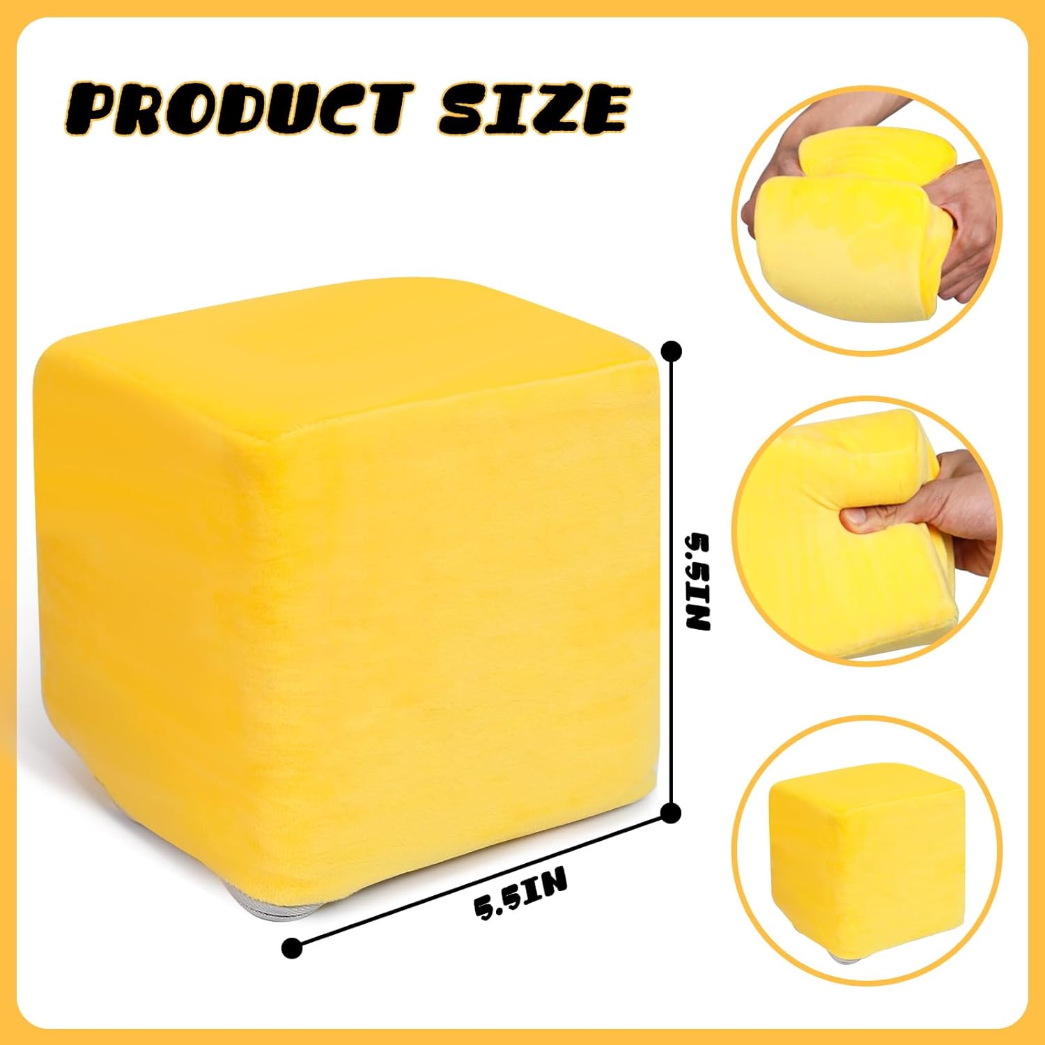 Foam Blocks for Toddlers, 5.5" Soft Building Blocks for Toddlers Colorful Stacking Blocks for Kids - 12 Pieces - Image 2