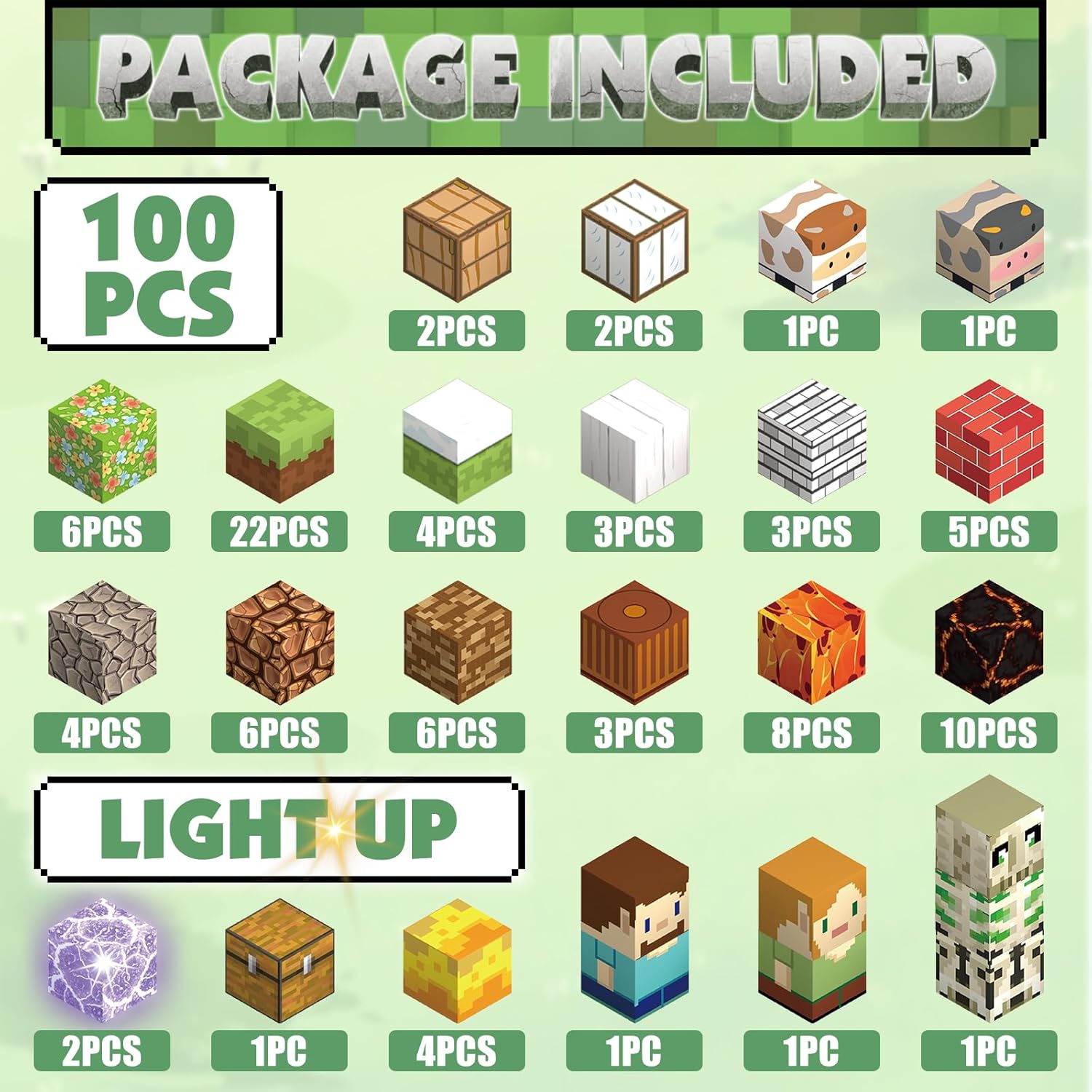 Magnetic Blocks Building Toys Set, Light Up Magnet Cubes for Boys Girls Ages 3+, Magnetic Building Blocks Kit Sensory Educational Construction Toys - Image 2